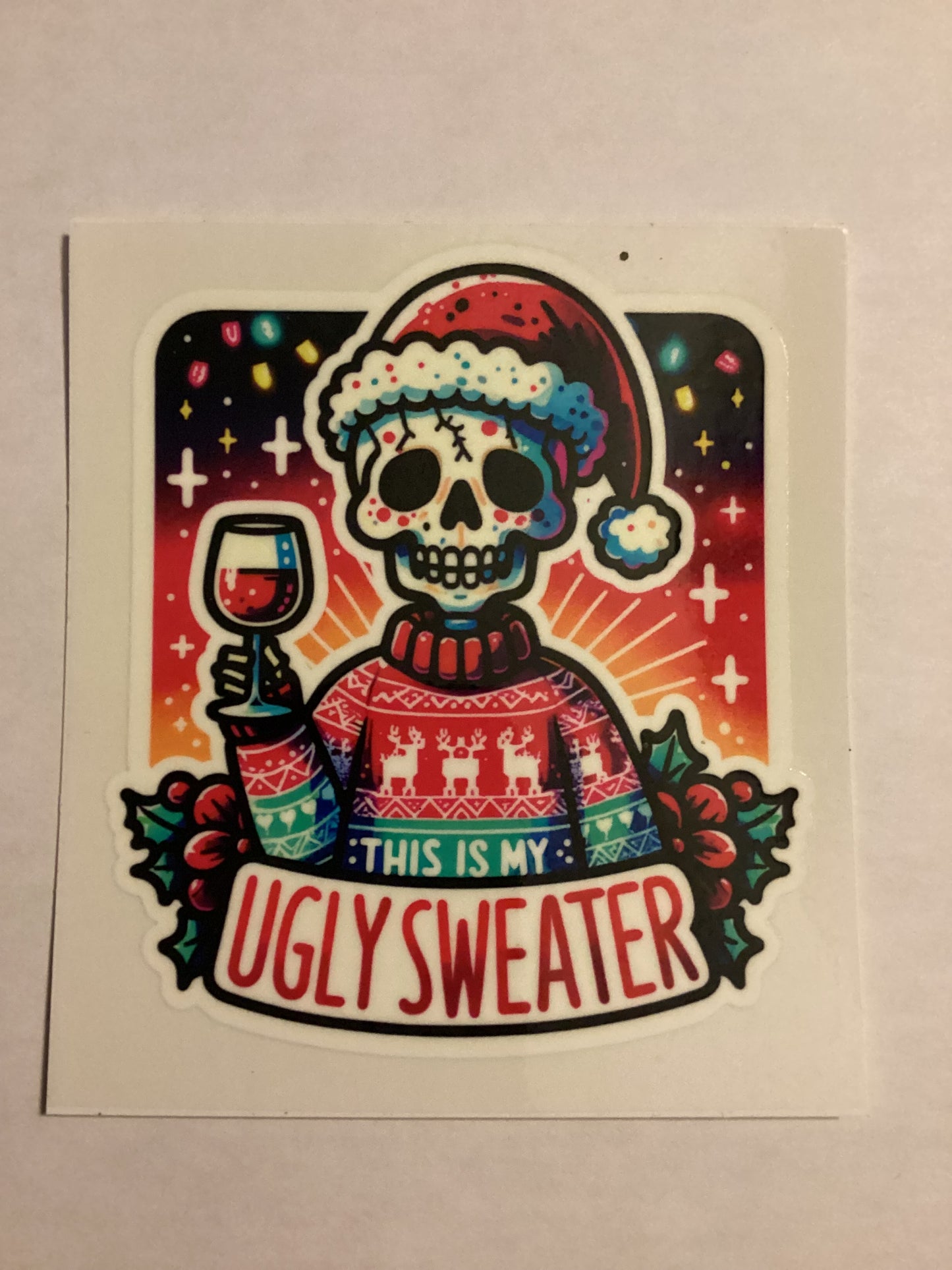 Ugly sweater skull