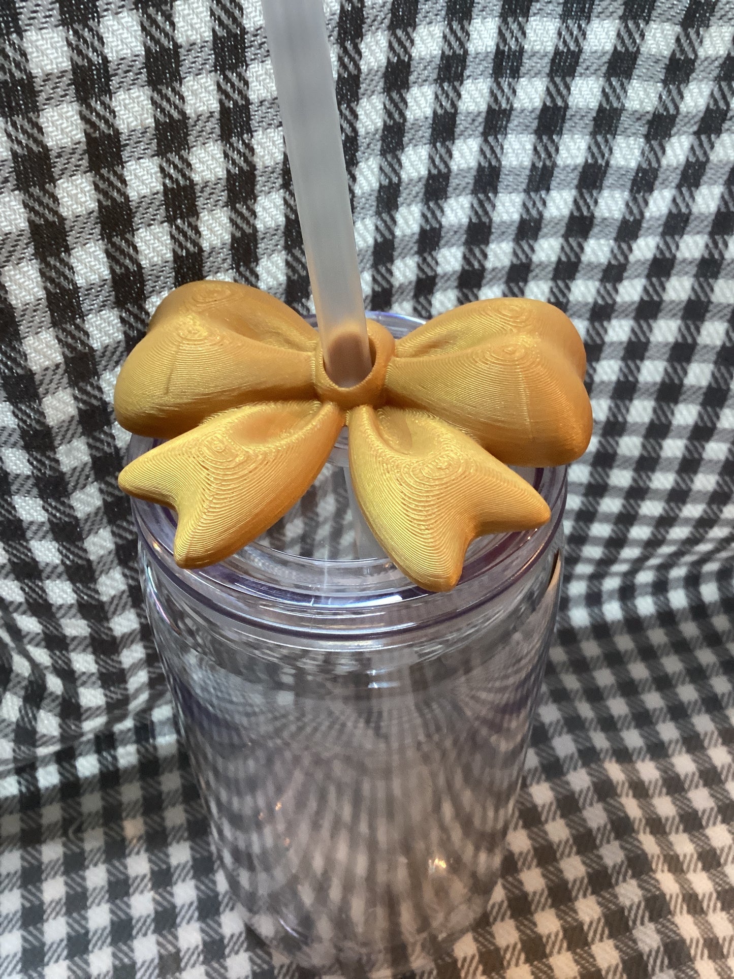 Large straw topper