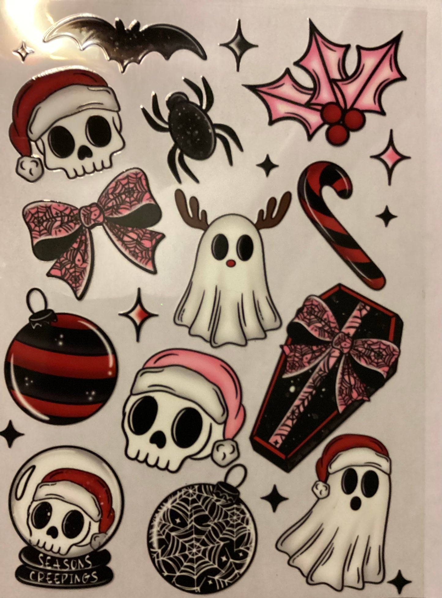 Ghost skulls casket