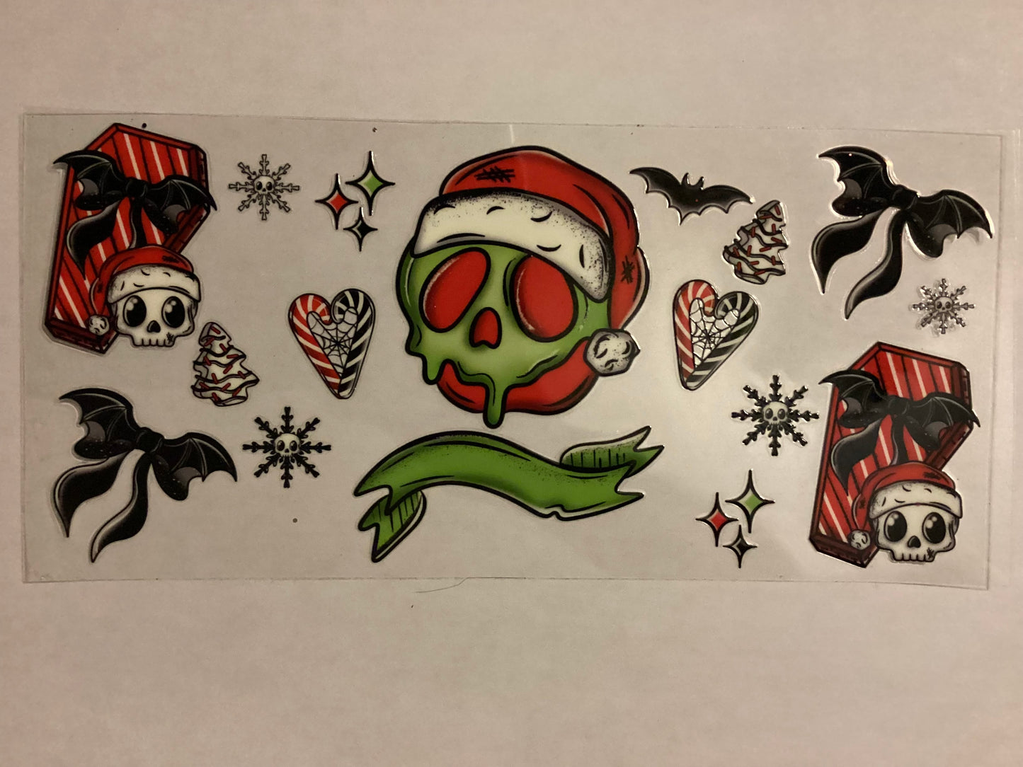 Skull Santa hat