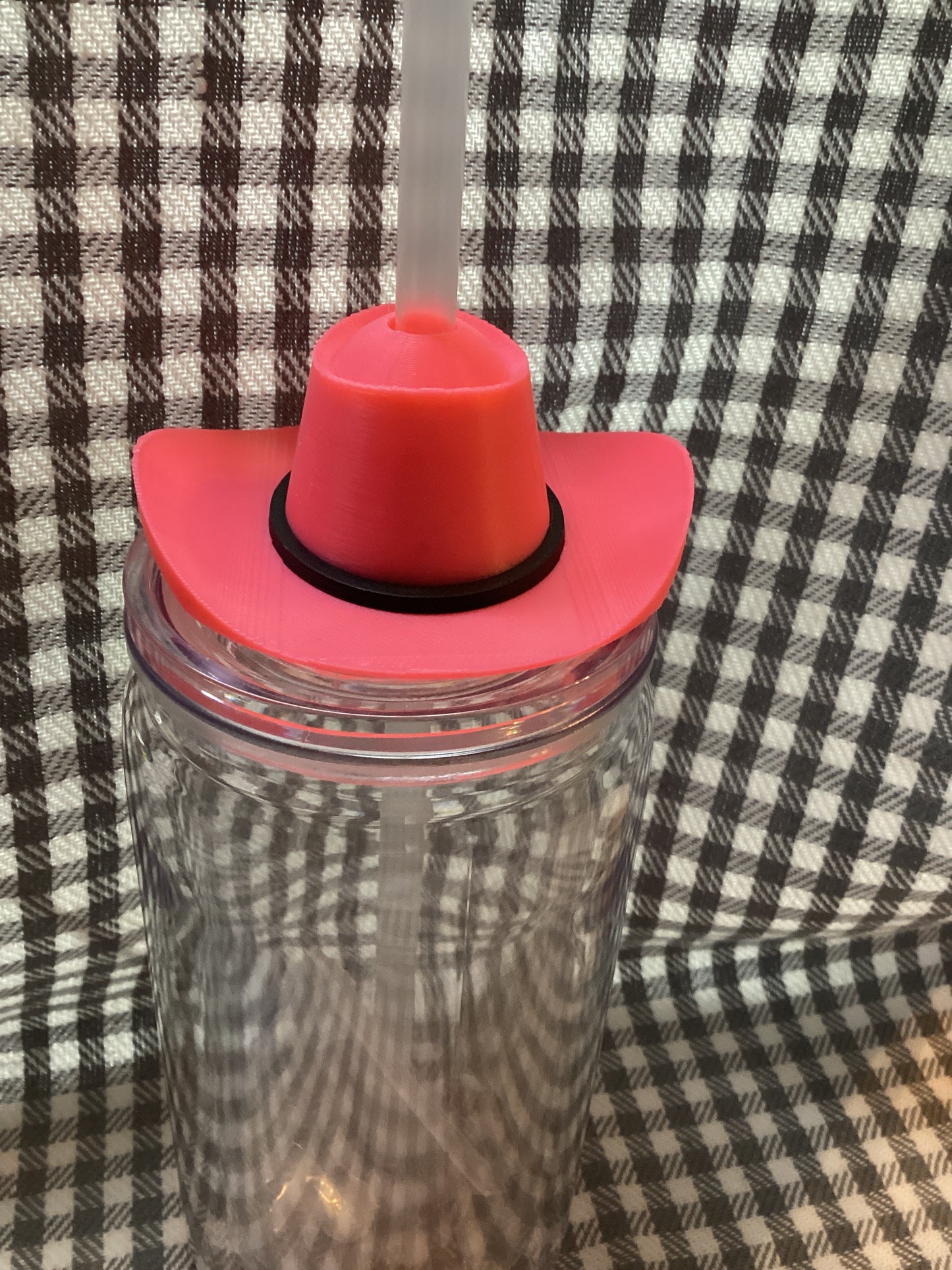Large straw topper