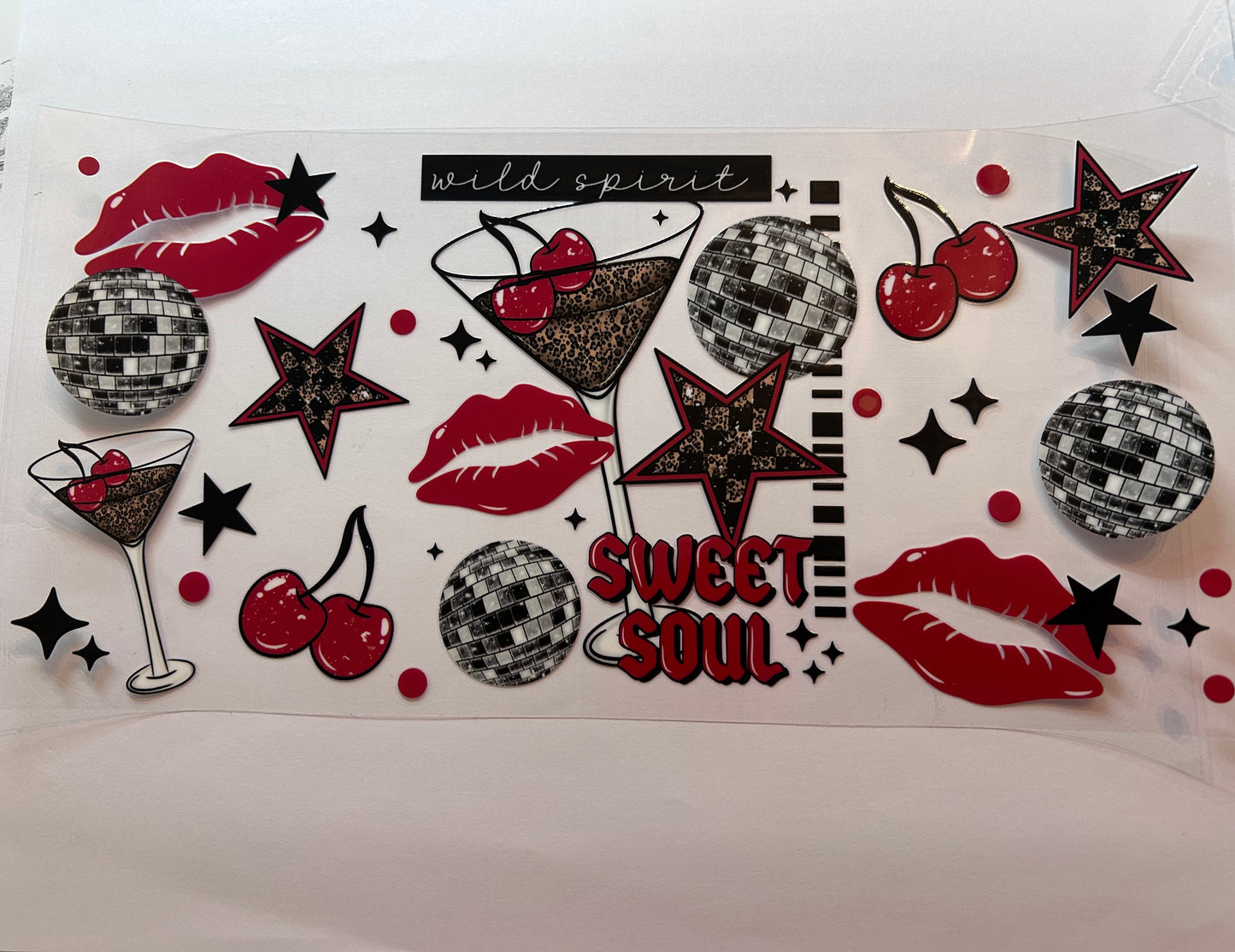 Lips and cherries