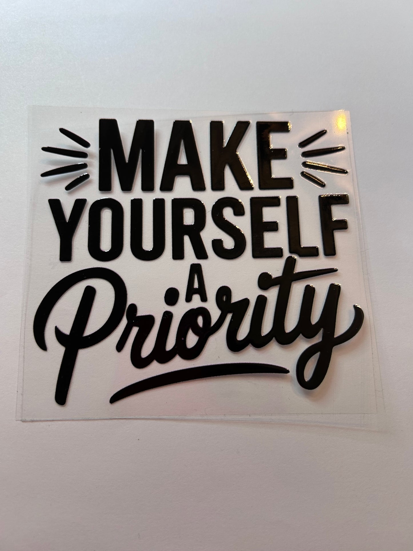 Make yourself a priority