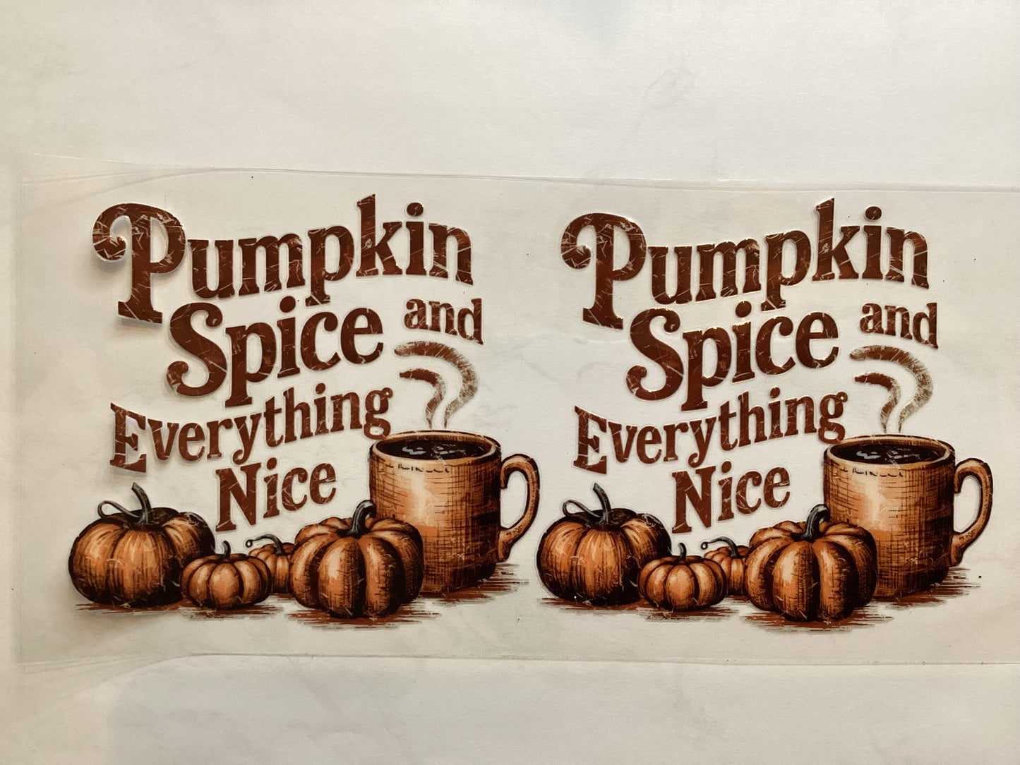 Pumpkin spice and everything nice