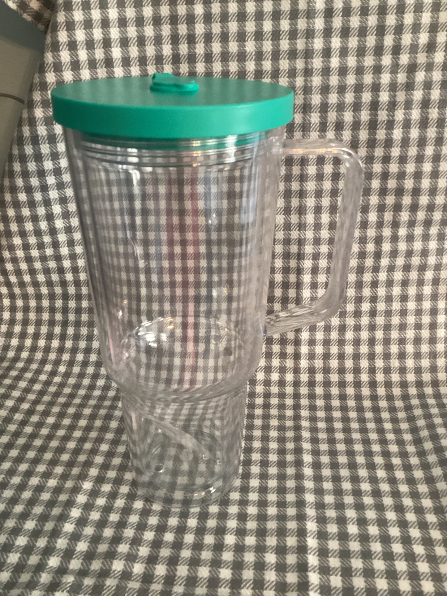30oz boba lid teal