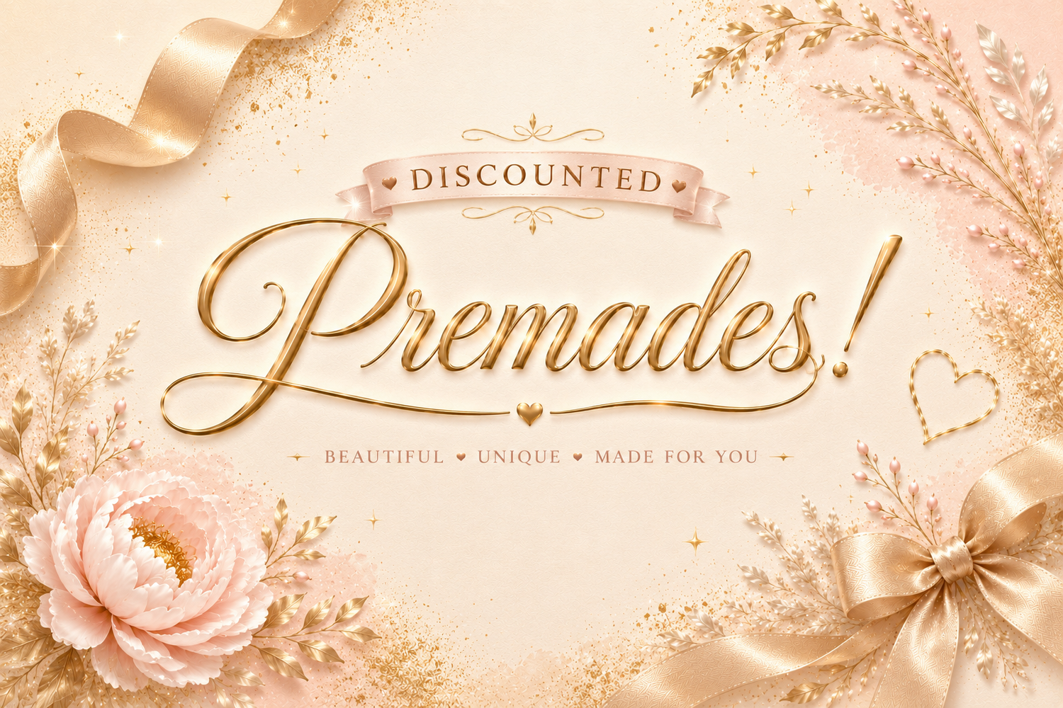 Discounted Premade cups ready to ship