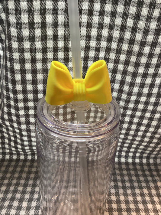 Large straw topper