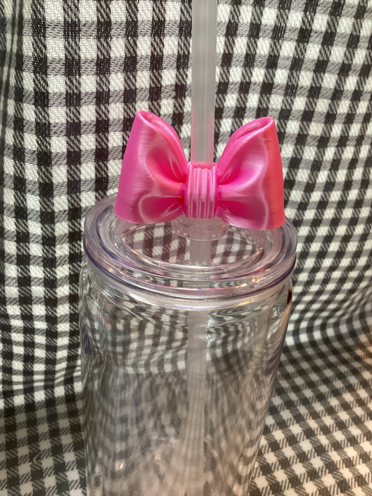 Large straw topper