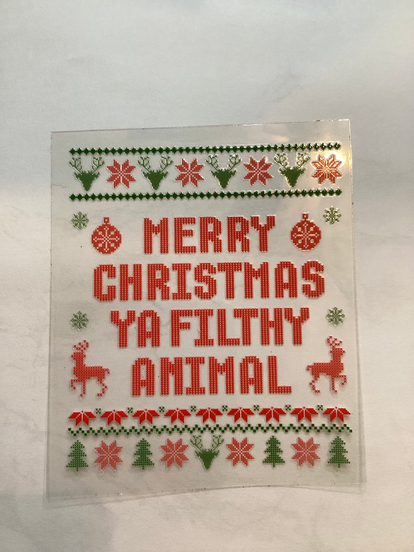 Merry christmas ya filthy animal