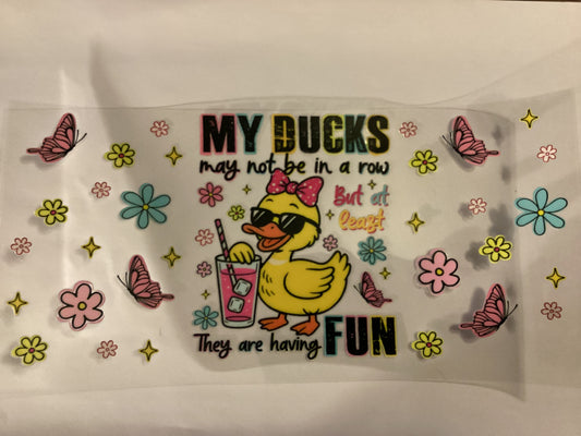 Ducks not in a row