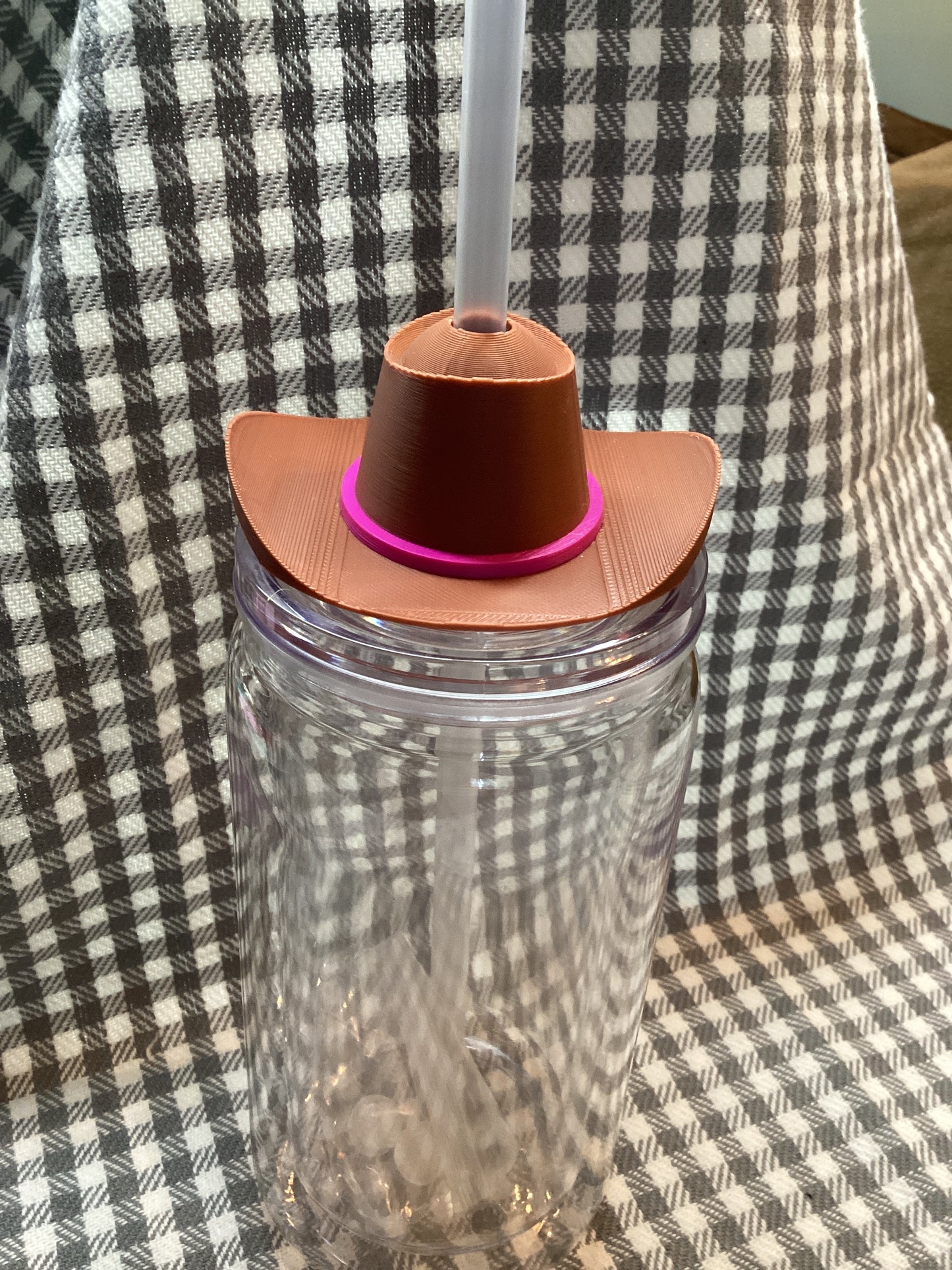 Large straw topper