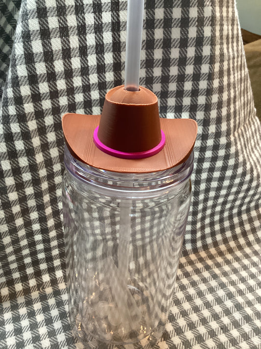 Large straw topper