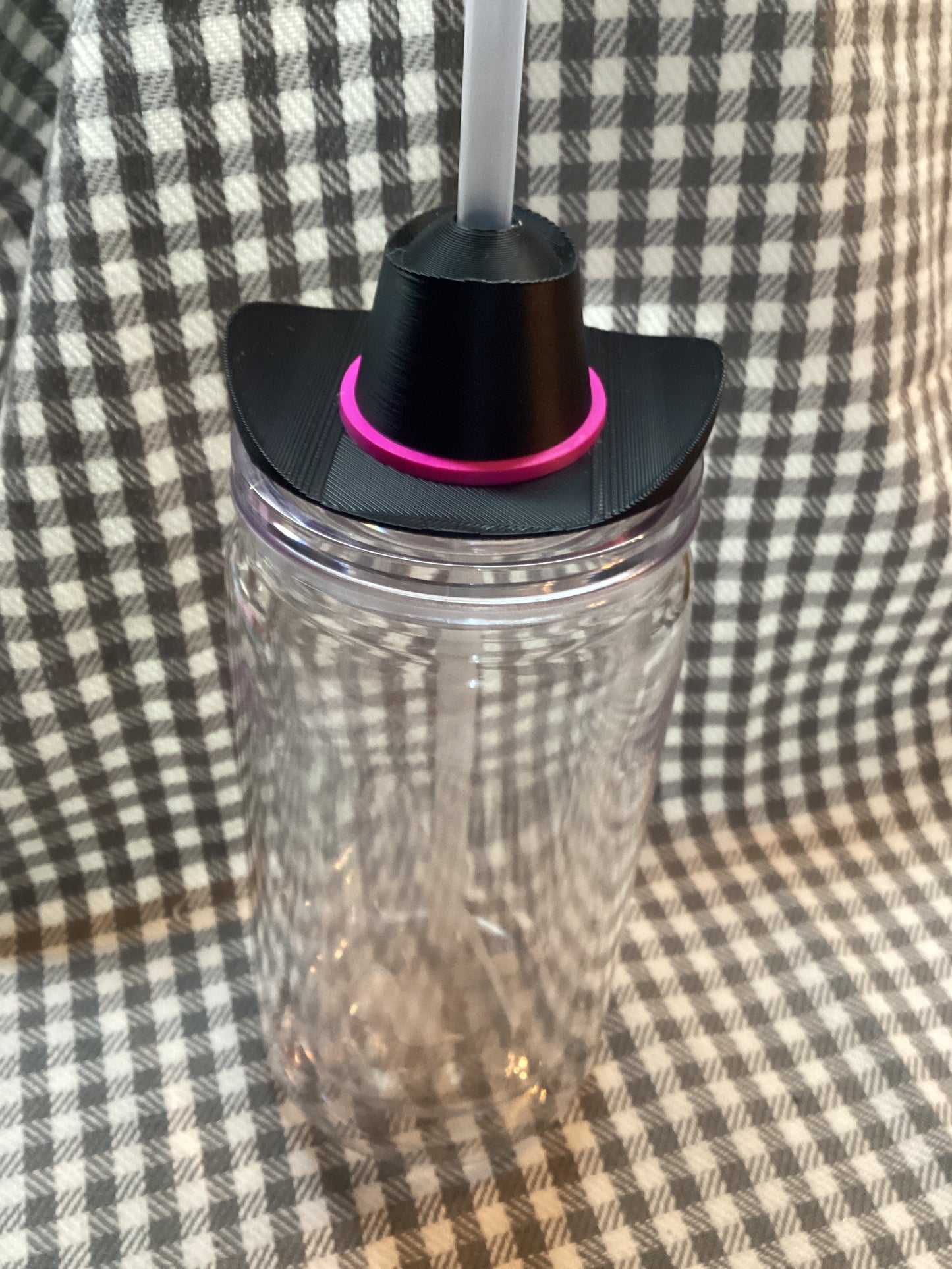 Large straw topper