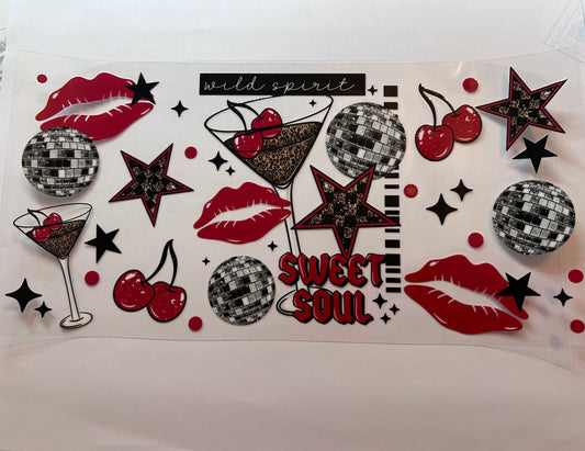 Lips and cherries