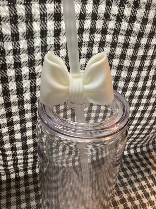 Large straw topper