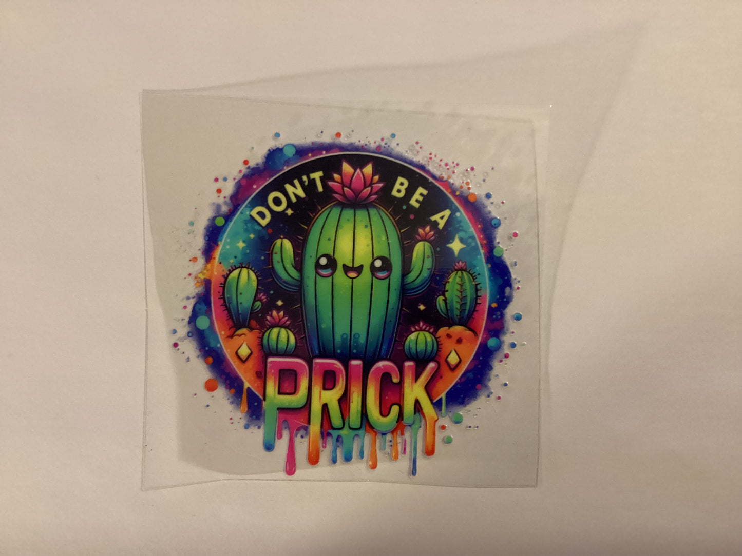 Don’t be a prick