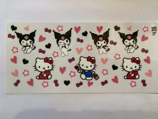 Kuromi and Hello Kitty