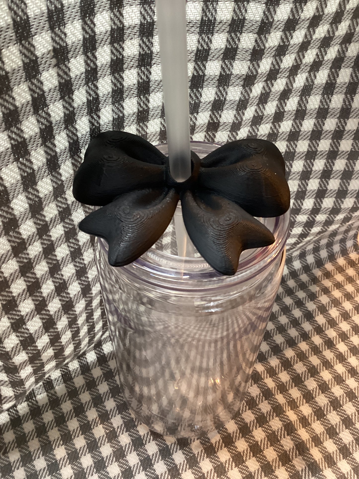 Large straw topper