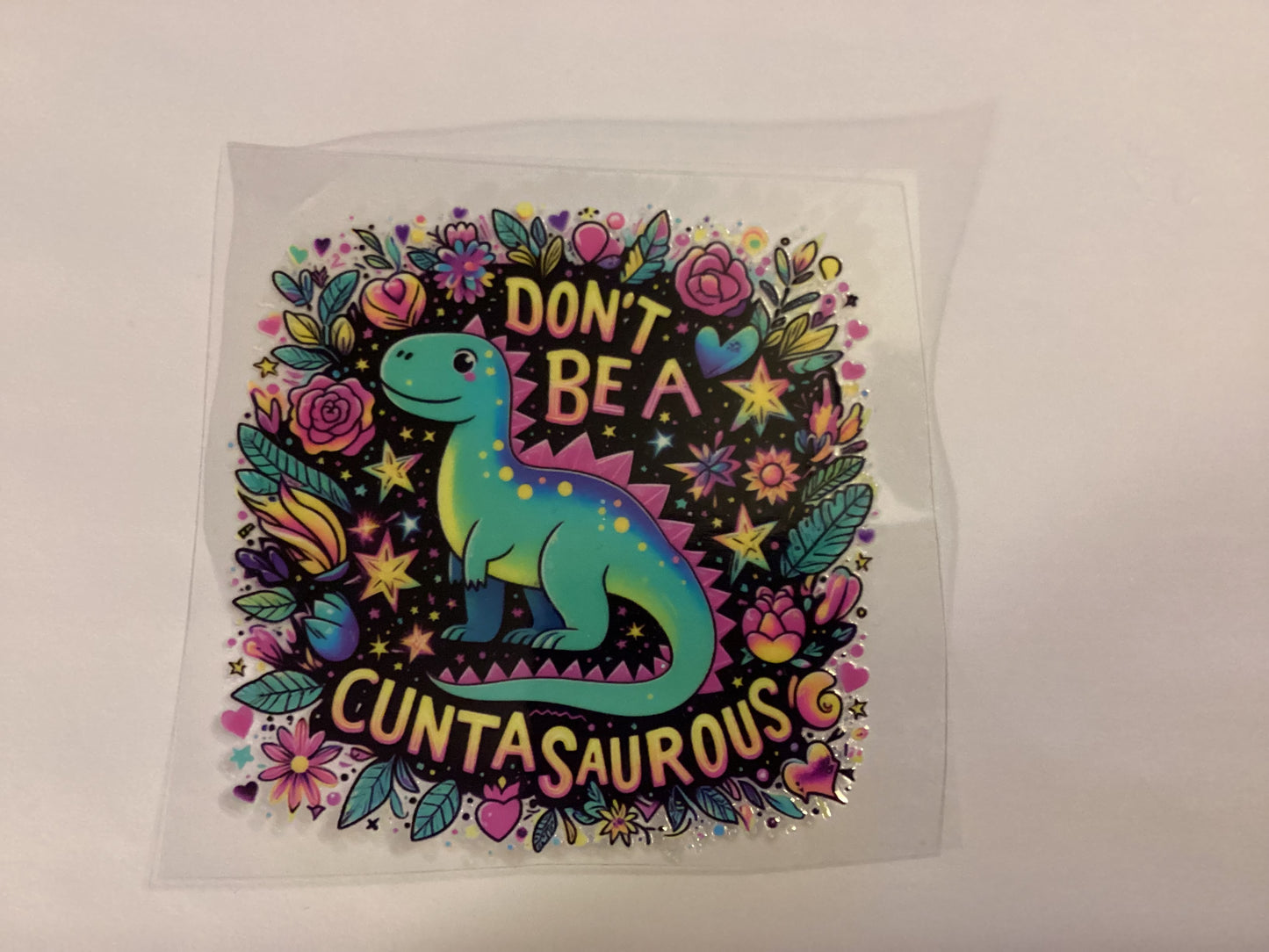 Don’t be a cuntasaurous