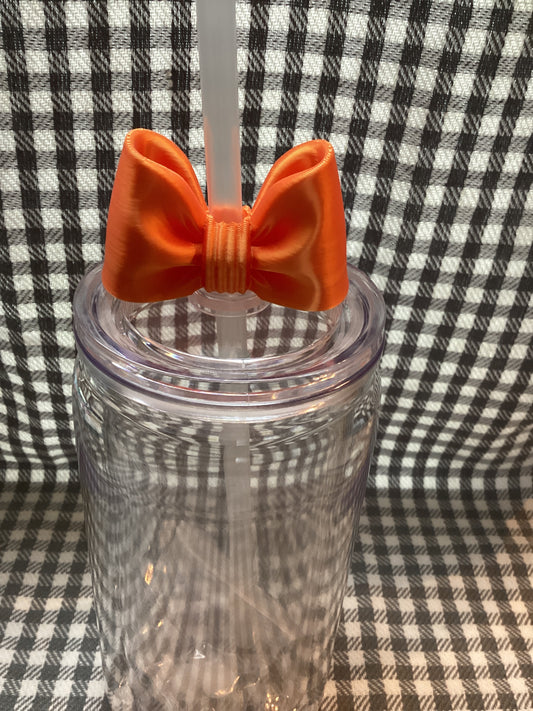 Large straw topper