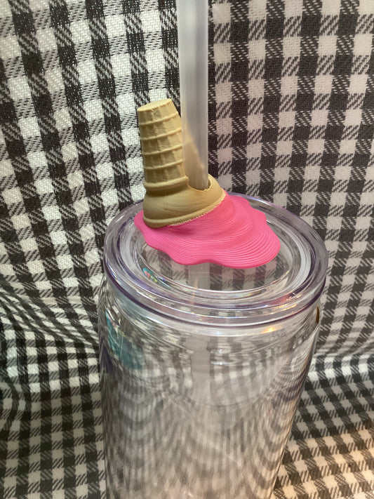 Medium straw topper