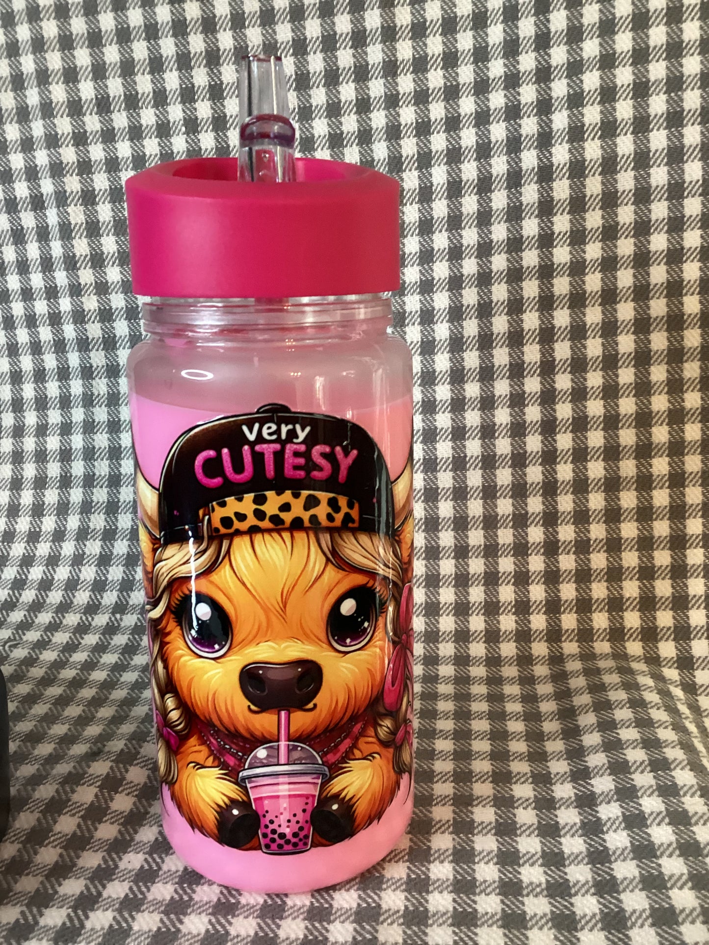 Strawberry milk kids cup
